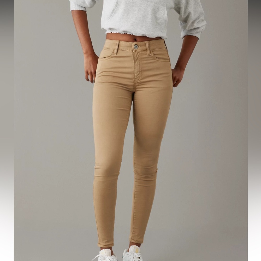 AE High Waisted Khaki Jegging